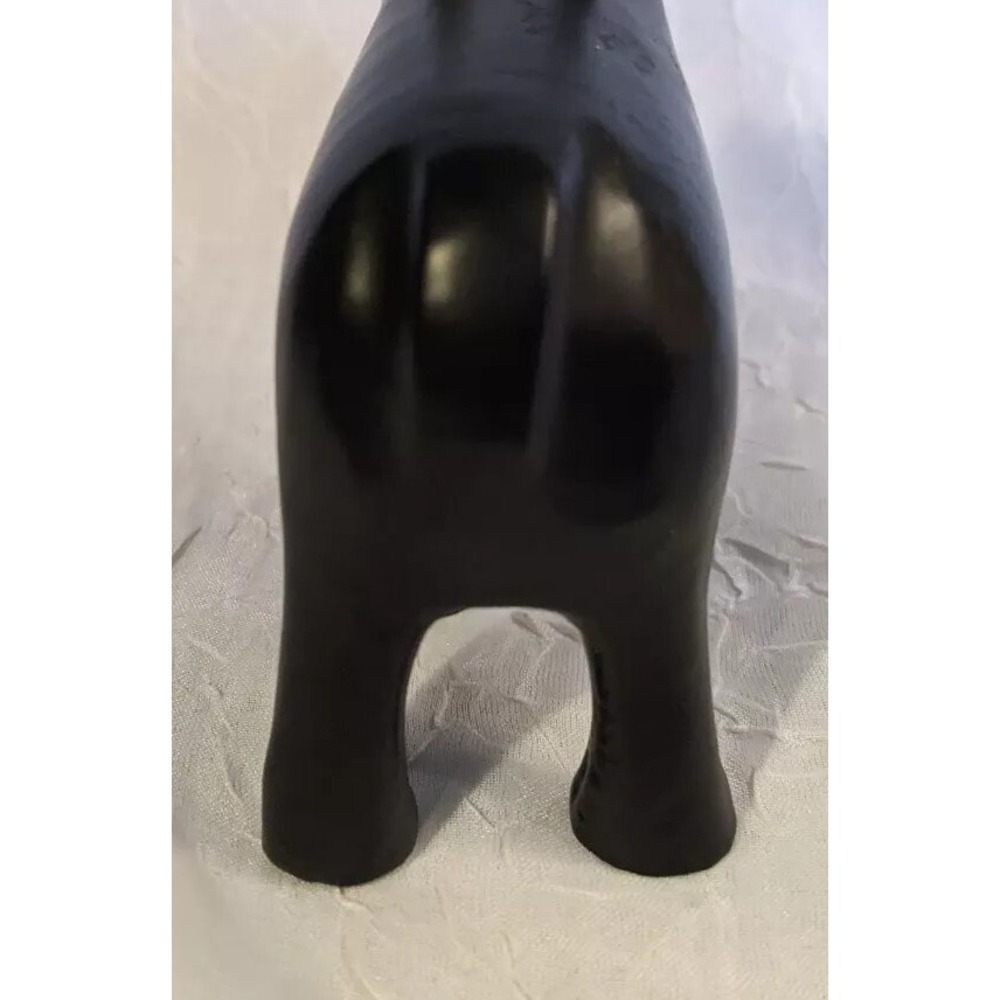 Cast Metal Bear Pig Figurine Cub Black Animal Carved Folk Art Forest Farm Fun 3" - Picture 8 of 15